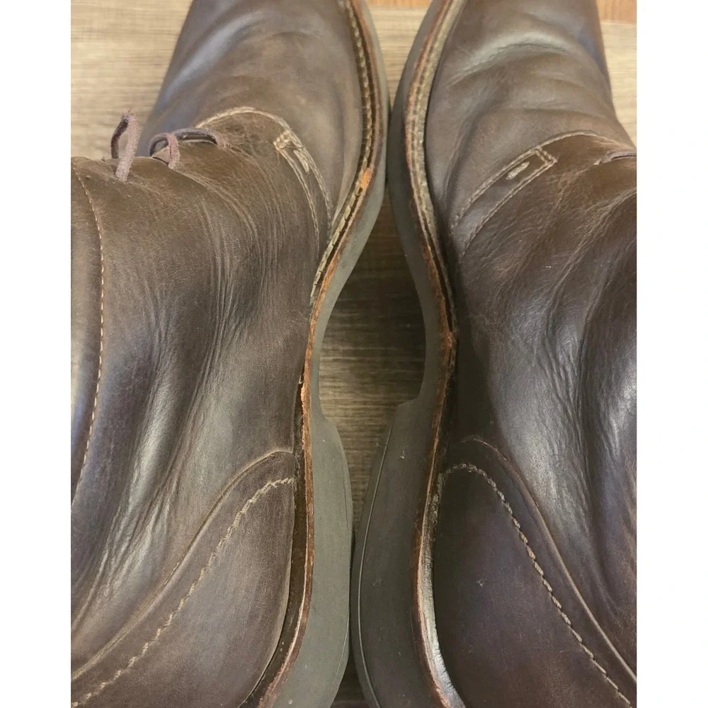 Ecco Lace Up Chukka Boots Mens‎ Size 46 US 12/12.5 Dark Brown